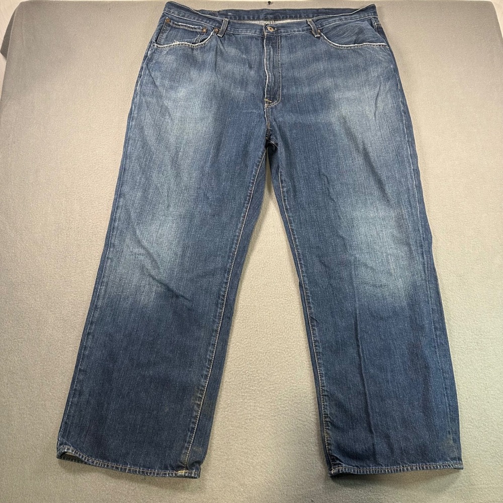 Polo Ralph Lauren Ashmore Original Jeans Mens 44x30 Blue Straight Leg Denim
